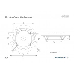 Scanstrut SC35 Satcom Antenna Mount