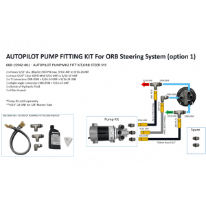 Autopilot Pump Fitting Kit for ORB Steering System