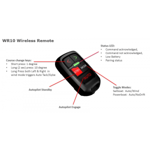 WR10 additional Wireless Autopilot Remote for SIMRAD / Lowrance / B&G 