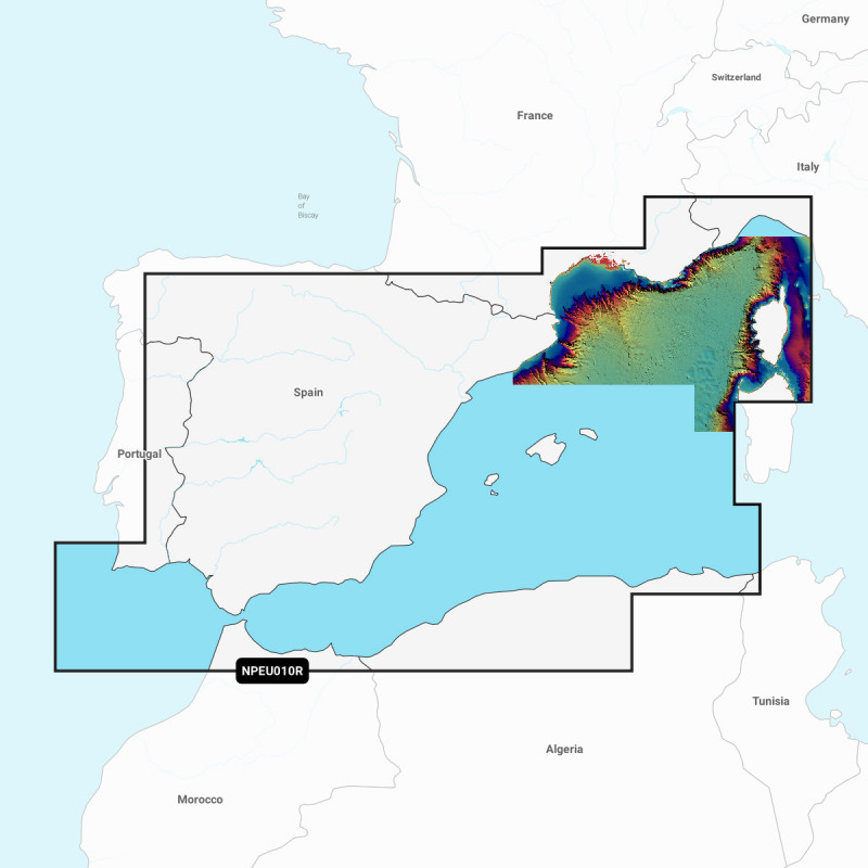 Navionics Platinum+™ Spain, Mediterranean Coast Navionics Platinum+™ Spain, Mediterranean Coast