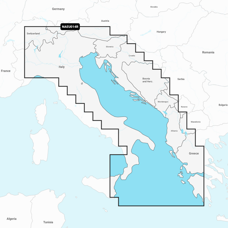 Navionics®+ Italy, Adriatic Sea Navionics®+ Italy, Adriatic Sea