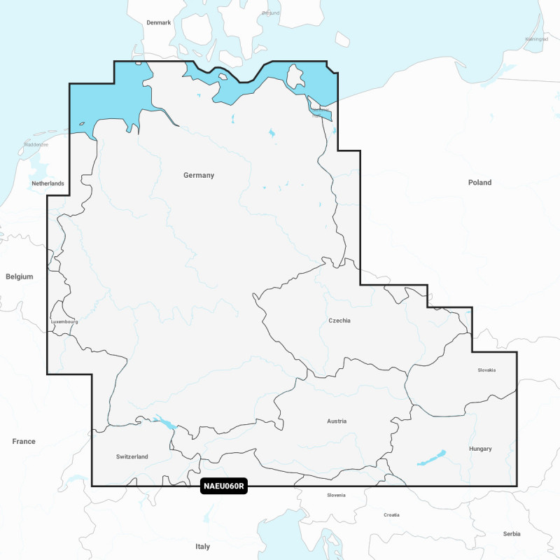 Navionics®+ Germany, Lakes & Rivers Navionics®+ Germany, Lakes & Rivers