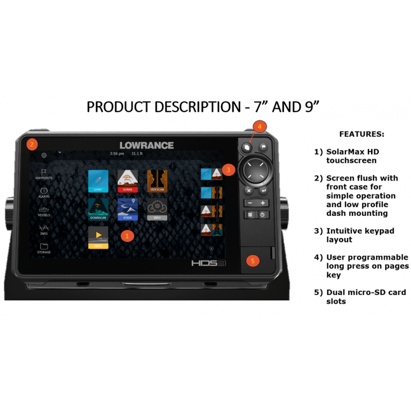Lowrance Hds 9 Live With Active Imaging 3 In 1 Bundle