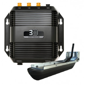 StructureScan 3D Echosounder Module with Transom-Mount Transducer