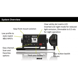 B&G V20S DSC VHF with GPS