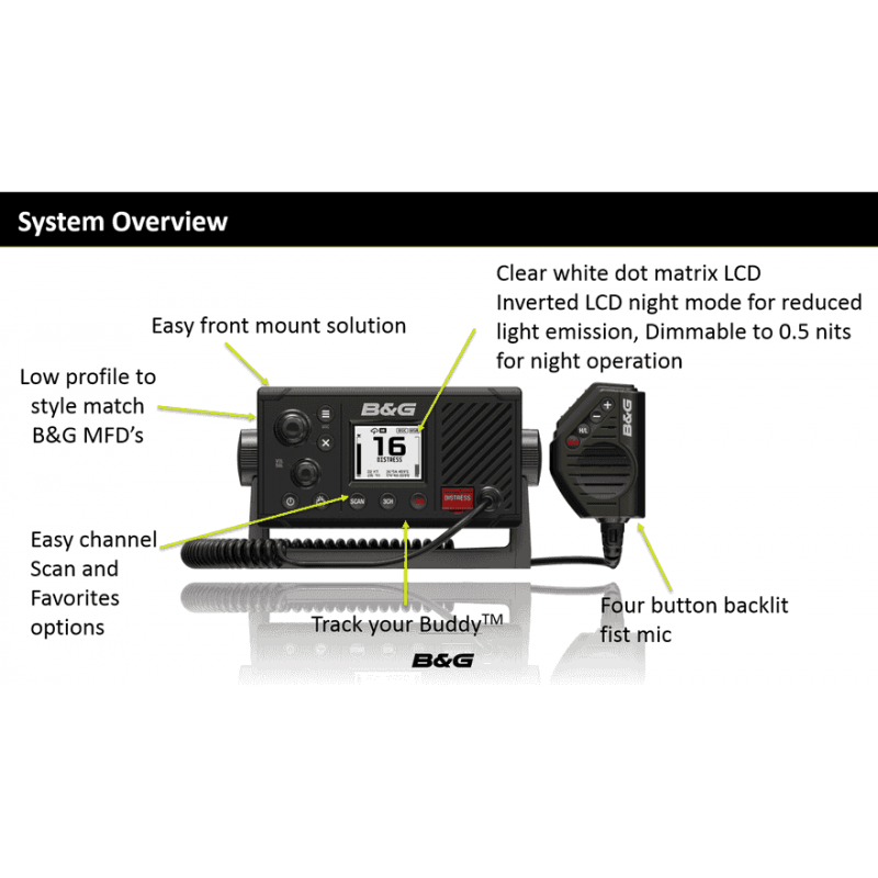 B&G V20 VHF Marine Radio