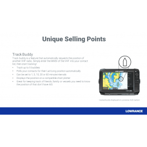 Lowrance Link-9 DSC VHF with built in Class B AIS Receiver