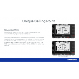 Lowrance Link-9 DSC VHF with built in Class B AIS Receiver