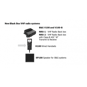 B&G V100-B Black Box Class D DSC VHF Radio with AIS RXTX