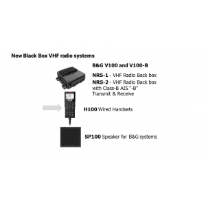 B&G V100 Black Box Class D DSC VHF Radio