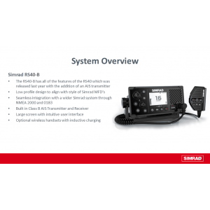 SIMRAD RS40-B DSC VHF with Class B AIS Transponder