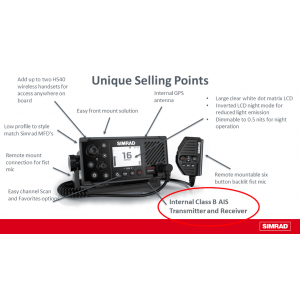 SIMRAD RS40-B DSC VHF with Class B AIS Transponder