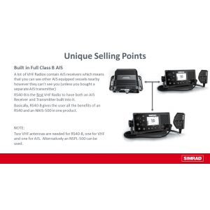 SIMRAD RS40-B DSC VHF with Class B AIS Transponder