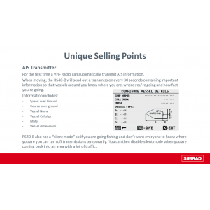 SIMRAD RS40-B DSC VHF with Class B AIS Transponder