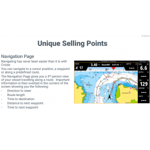 SIMRAD Cruise-7 with P79 In-Hull Transducer and C-MAP Chart