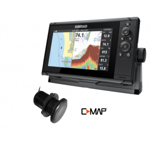 SIMRAD Cruise-9 with P319 Through-Hull Transducer and C-MAP Chart