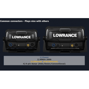 Lowrance Elite FS 7 with HDI M/H 455/800 Transducer