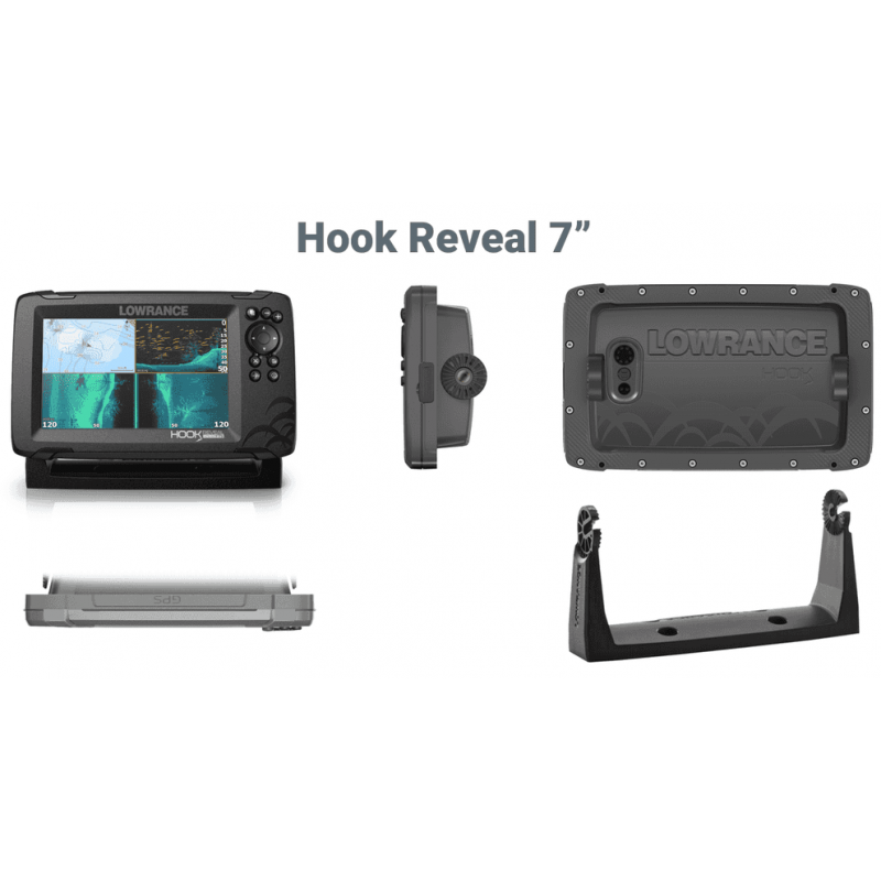 Lowrance HOOK Reveal 7 with 82/200 HDI CHIRP Transducer