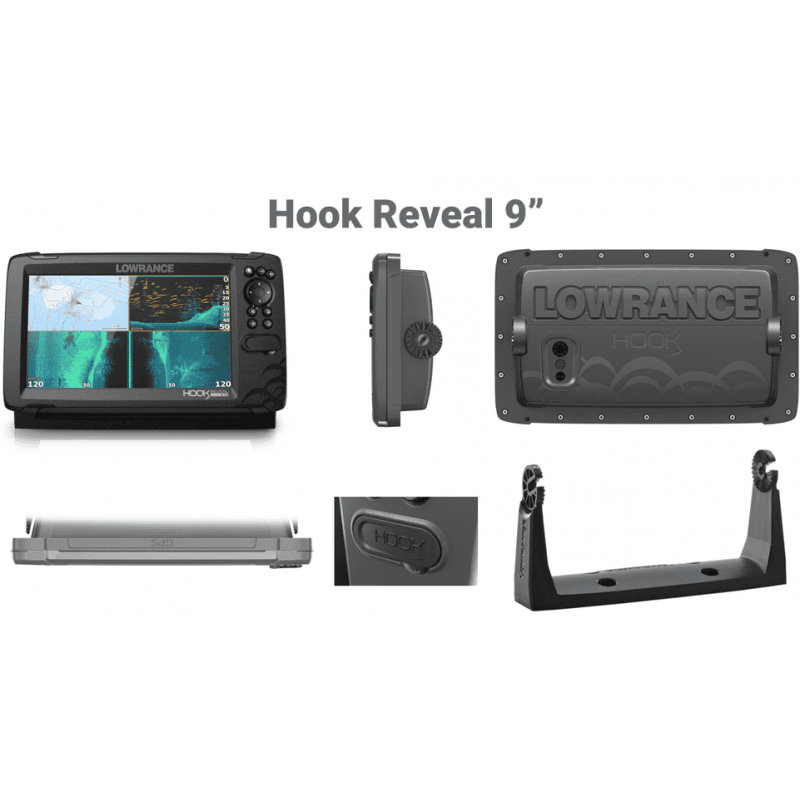 Lowrance HOOK Reveal 9 with 50/200 HDI CHIRP Transducer