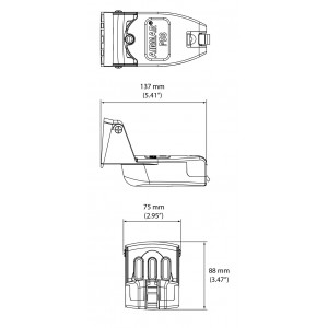 Airmar P58 600W 50/200kHz Transducer (Depth, Speed & Temp)