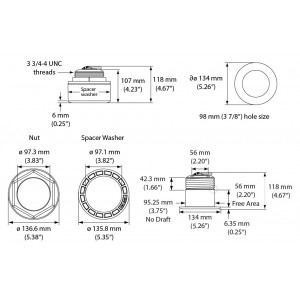 xSonic SS175HW Wide Beam CHIRP Transducer