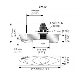 xSonic B744V TRIDUCER® Multisensor