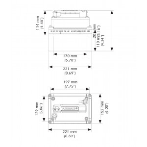 xSonic M260 1kW In-Hull Transducer