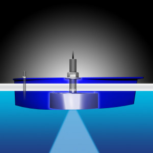 xSonic SS260 1kW 50/200kHz Thru-Hull Transducer