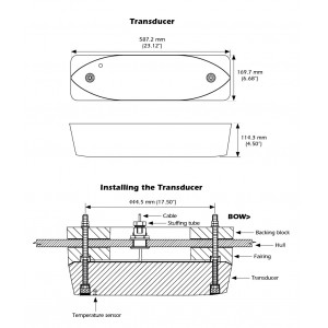 xSonic R509LHW Wide Beam CHIRP Transducer