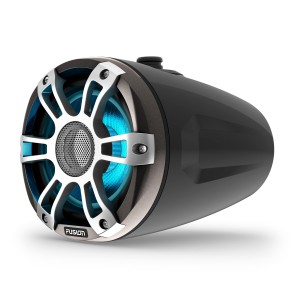 Fusion® Signature Series 3i 6.5" 230-watt CRGBW Sports White Marine Wake Tower Speakers 