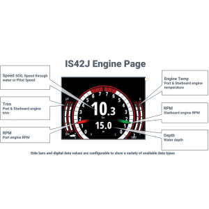 Simrad IS42J J1939 Gauge and Gateway