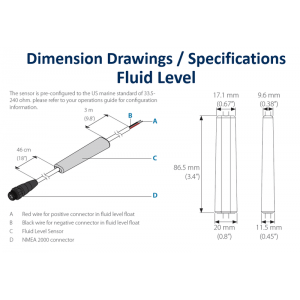 Navico Fluid Level Sensor