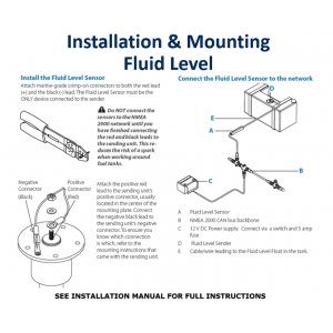 Navico Fluid Level Sensor