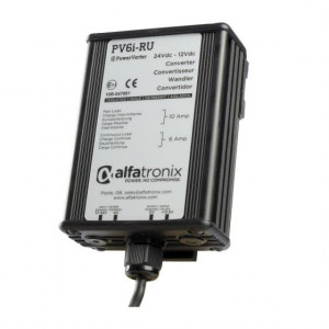 Alfatronix PV6S-A Powerverter 24Vdc to 12Vdc Isolated 6A Dual