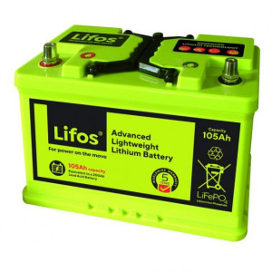 Solar Technology 12V Lifos Lithium Battery - 105Ah