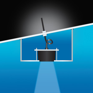 CM510L CHIRP Ready Cavity Mount Transducer with Bare Wire