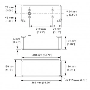 Airmar CM599 Low-High Wide Chirp, 3kW, No Connector