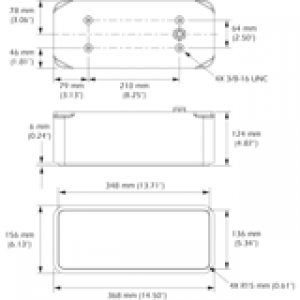 Airmar PM111 Low-High Wide Chirp, 2kW, No Connector