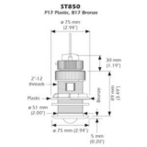 Garmin ST850 Speed and Temperature Sensor for P617V
