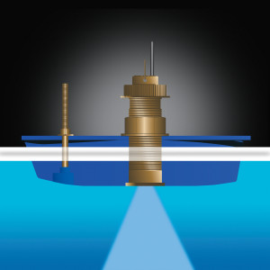 B285HW Wide Beam CHIRP Ready Transducer with Bare Wire