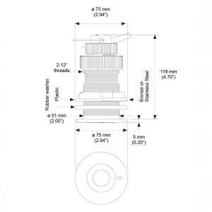 Airmar HT200 235kHz NMEA2000 Temperature Transducer