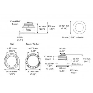 SS175L Mix & Match CHIRP Transducer